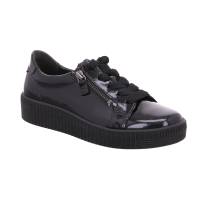 GABOR Sneaker Schwarz Leder mit Wechselfussbett