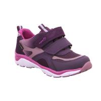 SUPERFIT Kleinkinder-Sport -Halbschuh Dunkelrot Textil Sneaker