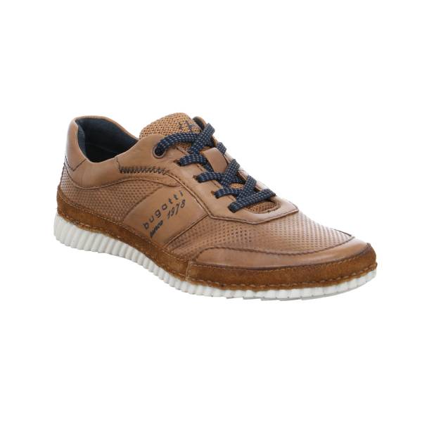 Bild 1 - BUGATTI SHOES Halbschuhe Sneaker Cognac Leder