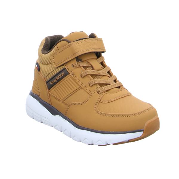 Bild 1 - KANGAROOS Kleinkinder-Halbschuh Klett Camel Lederimitat Stiefel