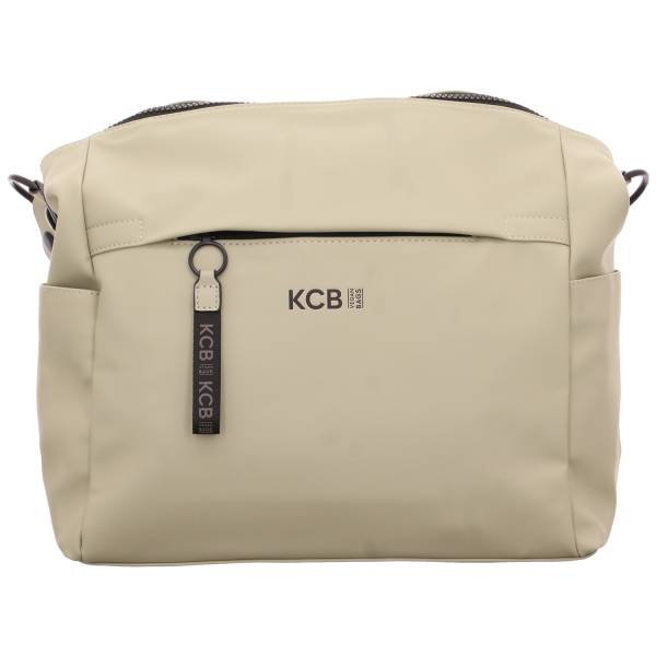 Bild 1 - KCB VEGAN BAGS Umhänge- / Schultertasche gross Khaki Recycelte Materialien Vegan - PETA-approved Vegan