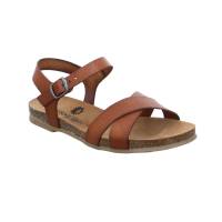 COSMOS COMFORT Bio-Sandalette Braun Leder
