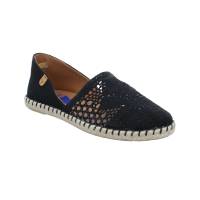 VERBENAS Espadrille Schwarz Textil