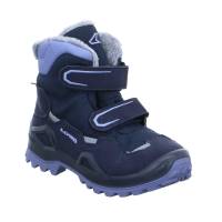 LOWA Mädchen-Snowboot Membrane Dunkelblau Synthetik Winterstiefel Mädchen