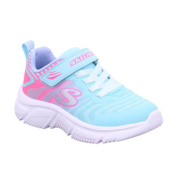 Bild 1 - SKECHERS Kleinkinder-Halbschuh Klett Pastelgrün Textil Sneaker