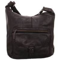 BEAR DESIGN Beuteltasche Schwarz Leder