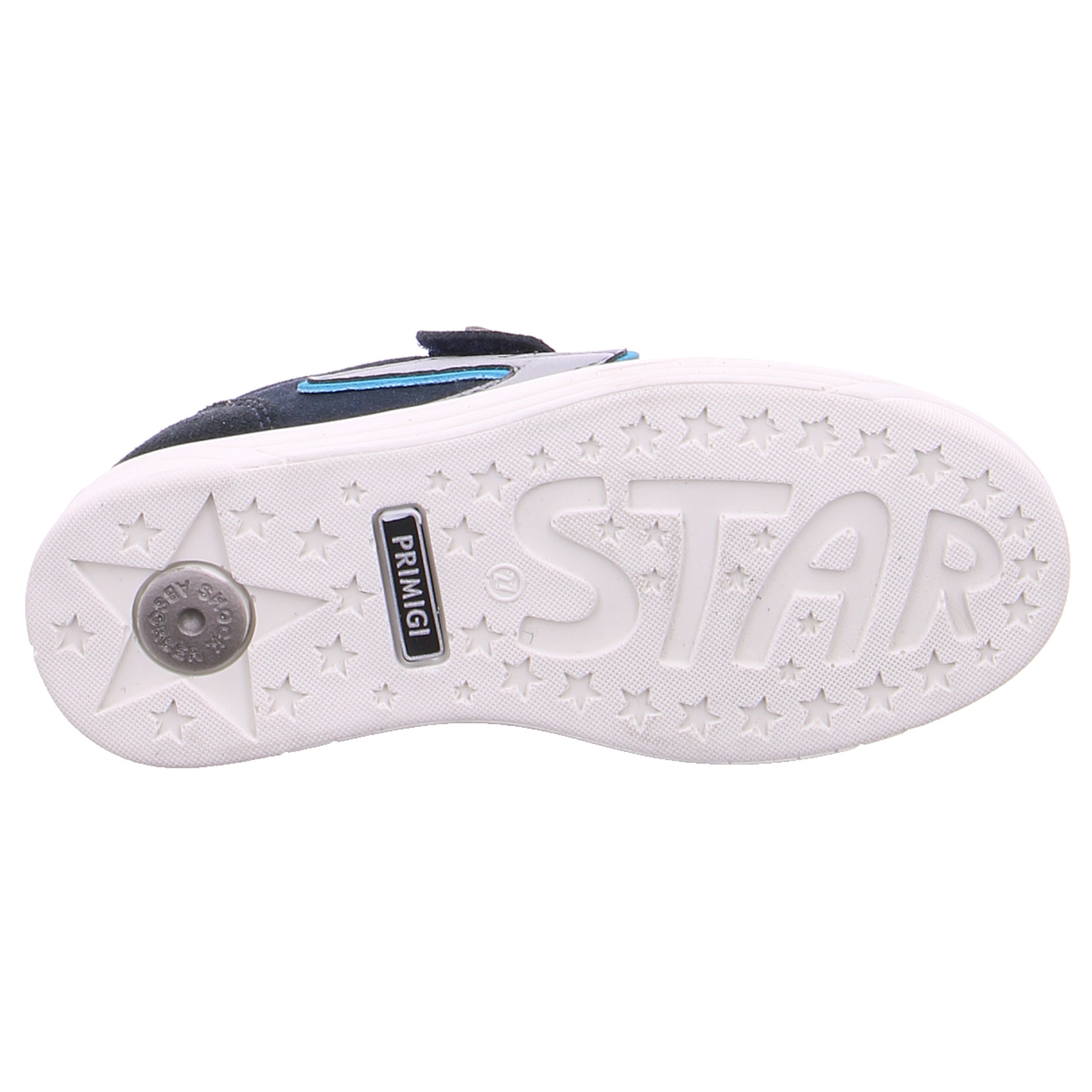 PRIMIGI Kleinkinder-Halbschuh Klett Dunkelblau Leder Sneaker AR9151