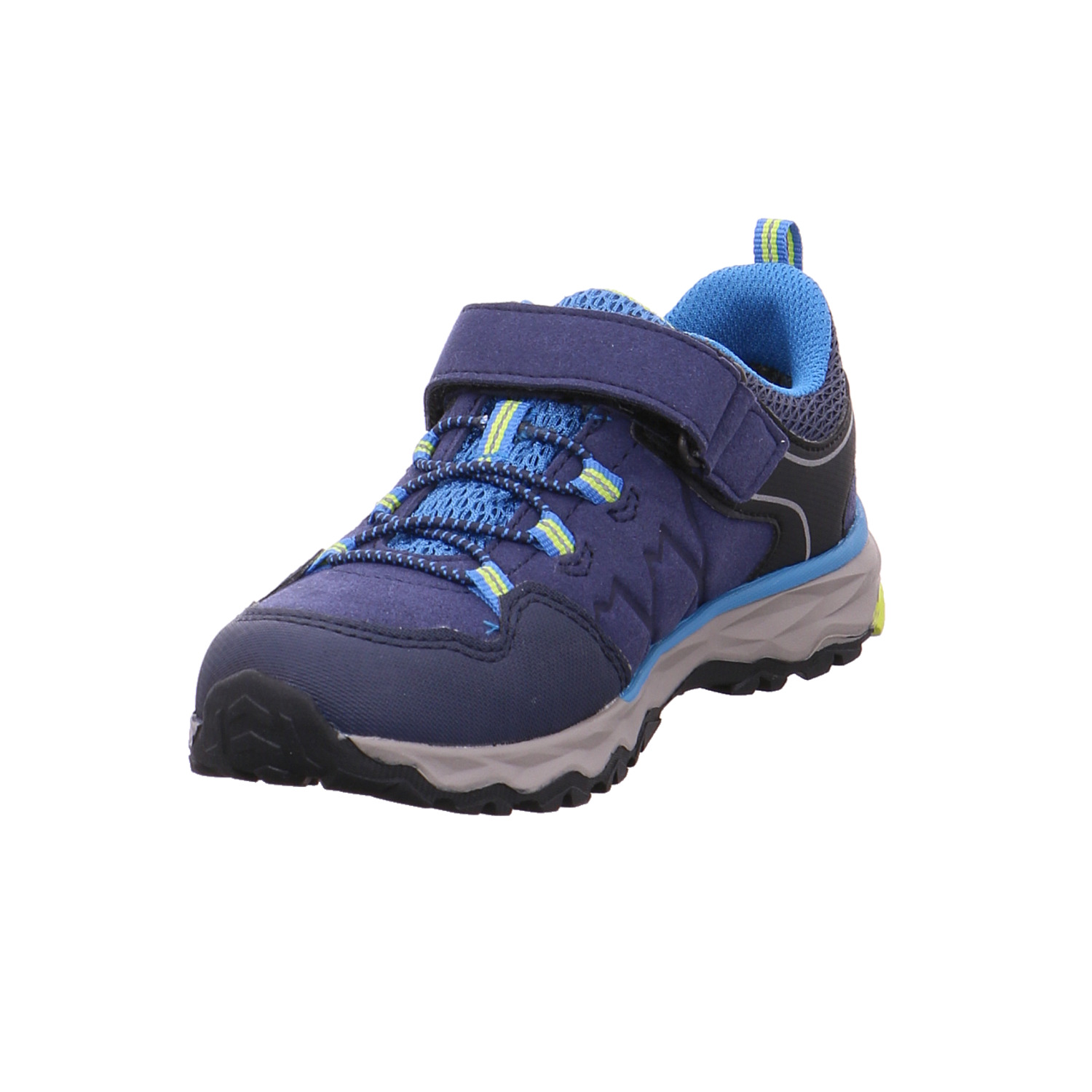 MEINDL Jungen-Halbschuh Klett Blau Textil Sneaker Outdoor YB8201