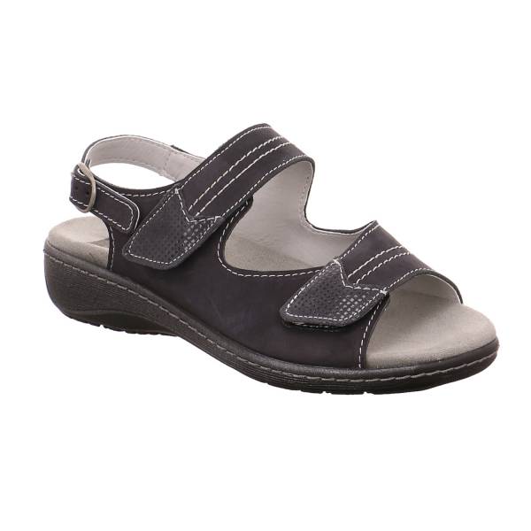 Bild 1 - VAN DER LAAN Comfort-Sandalette Blau Leder