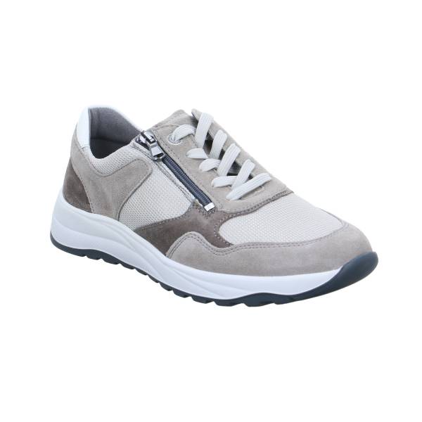 Bild 1 - WALDLÄUFER Halbschuhe Sneaker Stoff Beige Leder