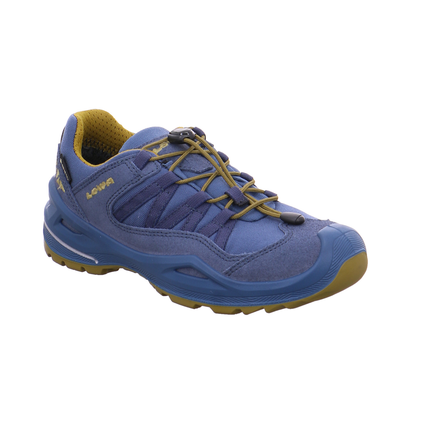 LOWA Jugend-Halbschuh Jeansblau Textil Sneaker Outdoor