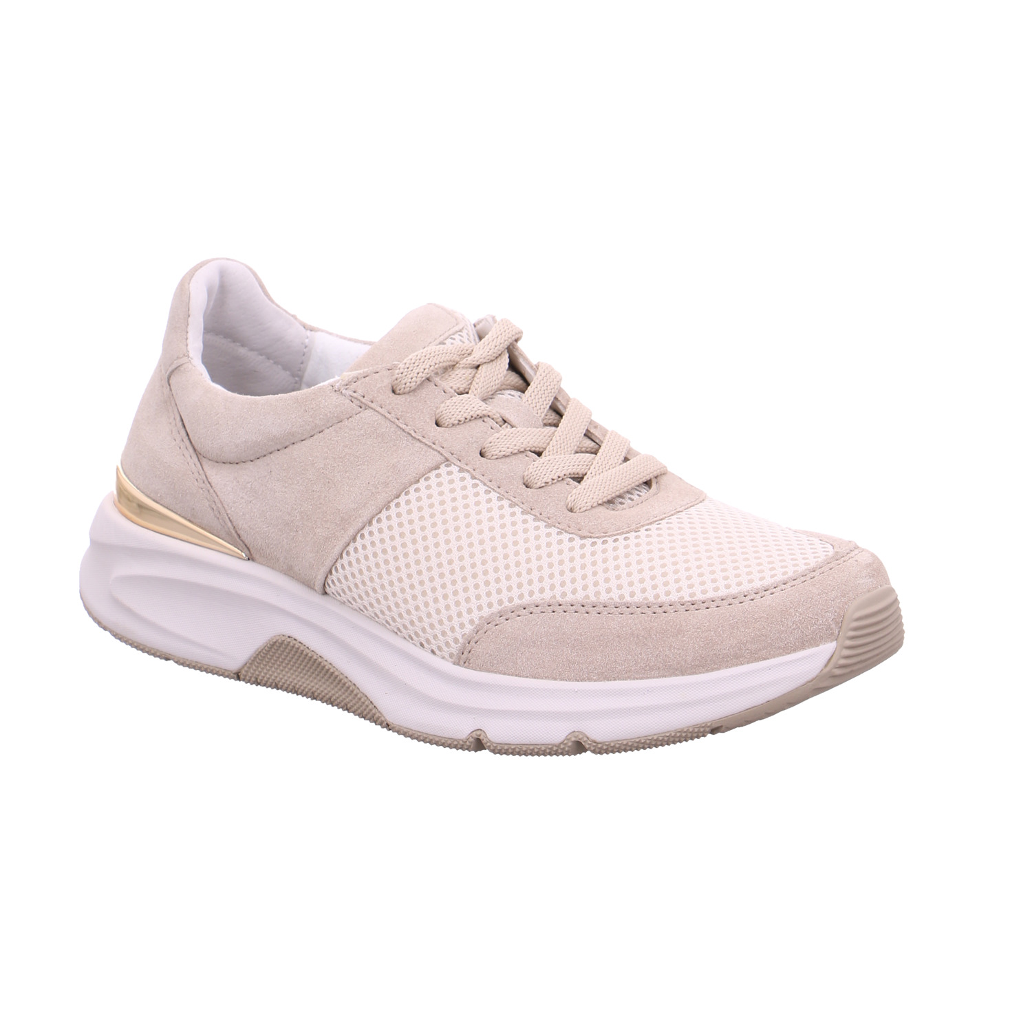 GABOR Comfort-Sneaker Beige Leder Rolling Soft