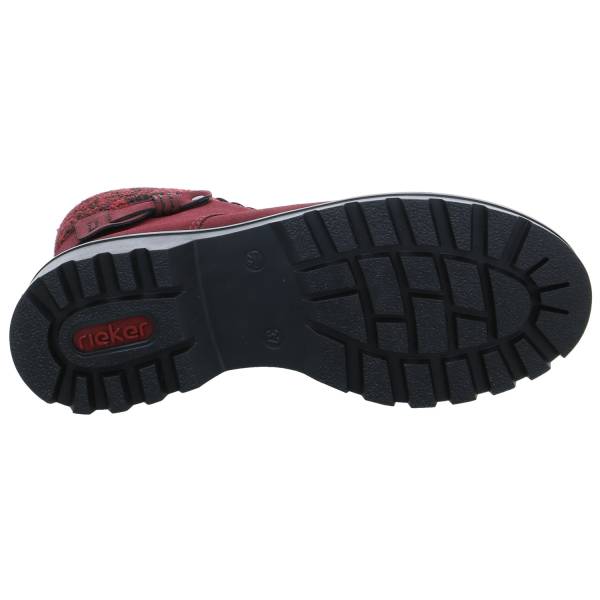 Bild 5 - RIEKER Boot Bordeau Lederimitat mit Rieker-TEX
