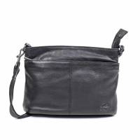 BEAR DESIGN Umhängetasche Schwarz Leder