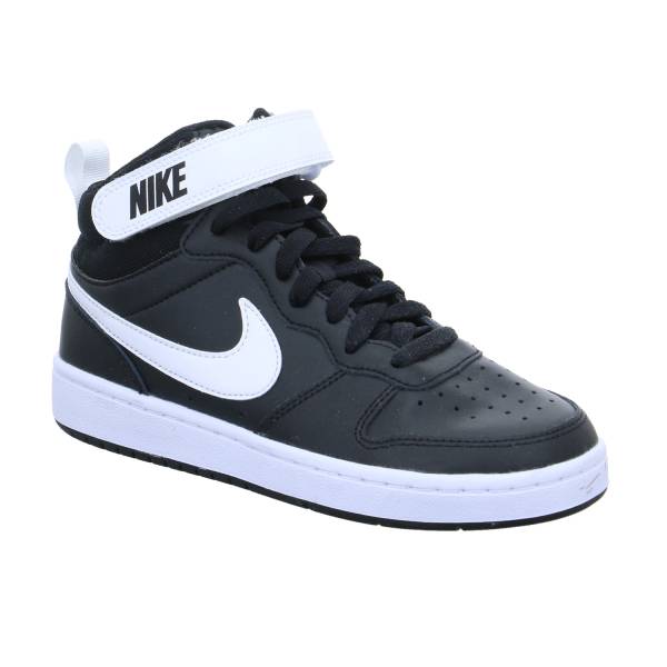 Bild 1 - NIKE Kinder Sportschuh Schwarz Leder