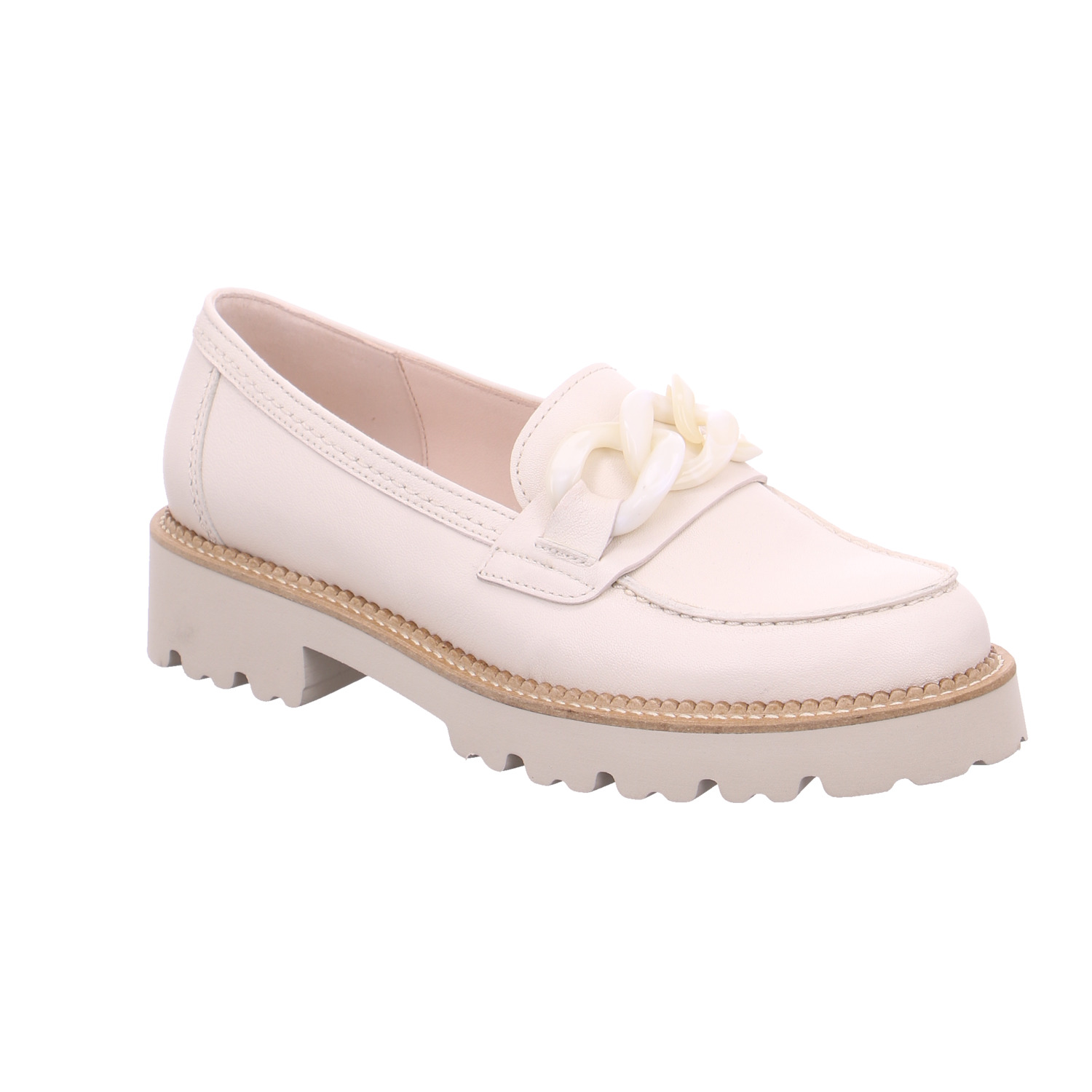 GABOR Slipper Offwhite Leder