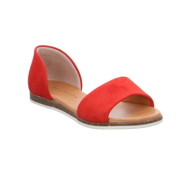 Bild 1 - APPLE OF EDEN Sandalette Rot Leder