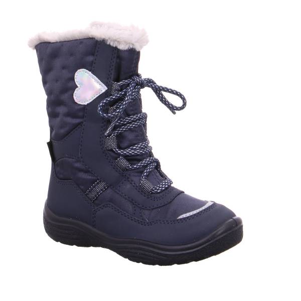 Bild 1 - SUPERFIT Mädchen-Snowboot Membrane Blau Textil Winterstiefel