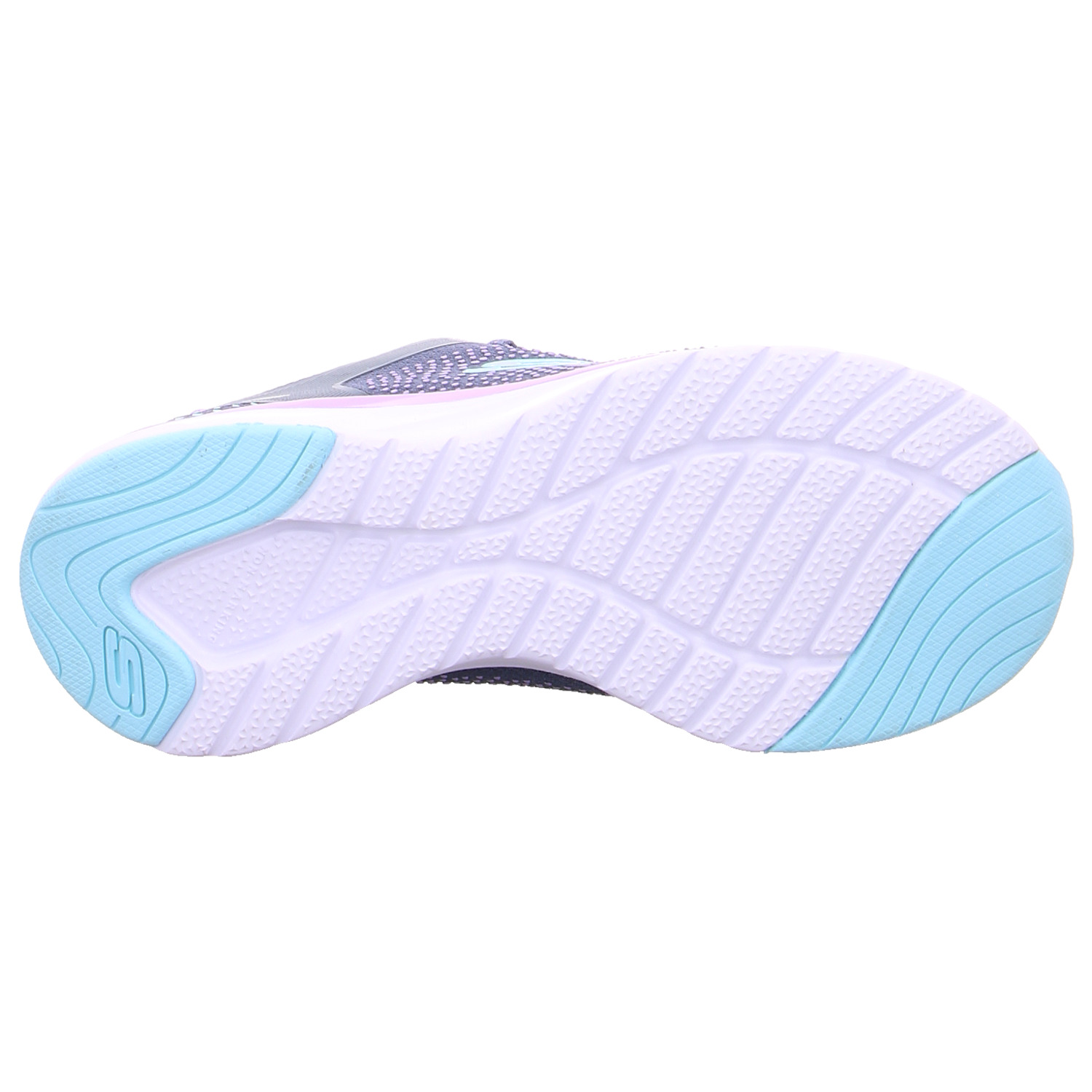 SKECHERS Mädchen-Halbschuh Binder Silber Textil Sneaker Waterproof NV9665