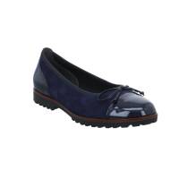 GABOR Ballerina Blau Leder