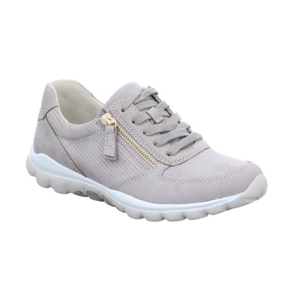 Bild 1 - GABOR Comfort-Sneaker Beige Leder mit Wechselfussbett