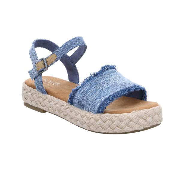 Bild 1 - TOMS Sandalette Jeansblau Textil TOMorrowS Shoes