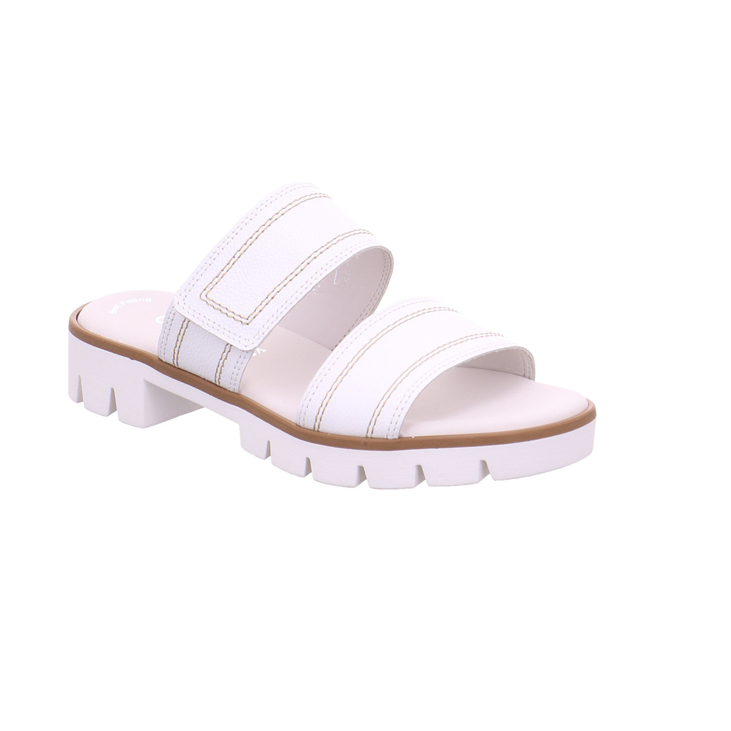GABOR Pantolette Weiss Leder