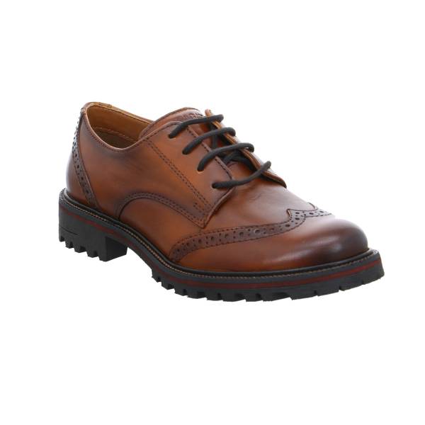Bild 1 - BAGATT Schnürschuh Cognac Leder mit Lederfutter