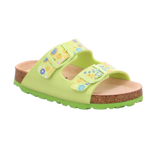 Bild 1 - BIOLIFE Kinder-Pantolette Multicolor Lederimitat Unisex