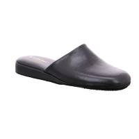 Bild 1 - * Hausschuhe Schwarz Leder Bild 1 - * Hausschuhe Schwarz Leder