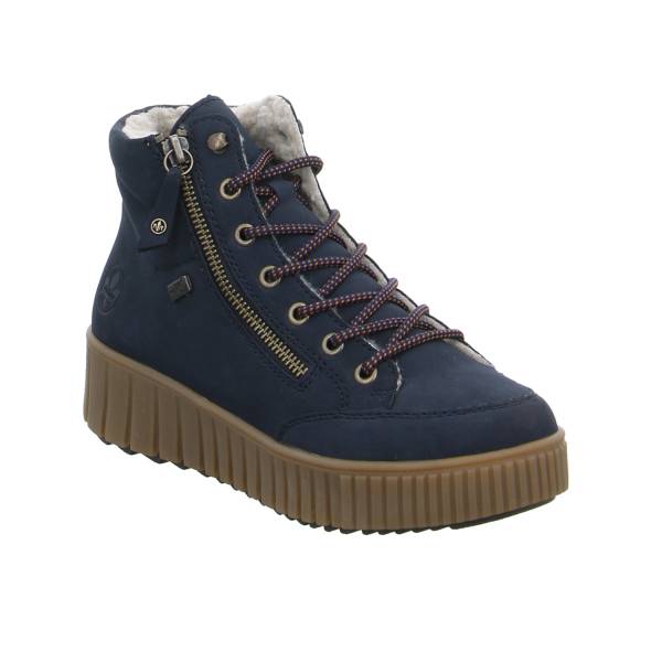 Bild 1 - RIEKER Boot Blau Lederimitat