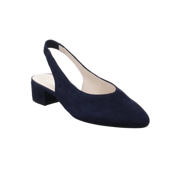 Bild 1 - GABOR Slingpumps Blau Leder