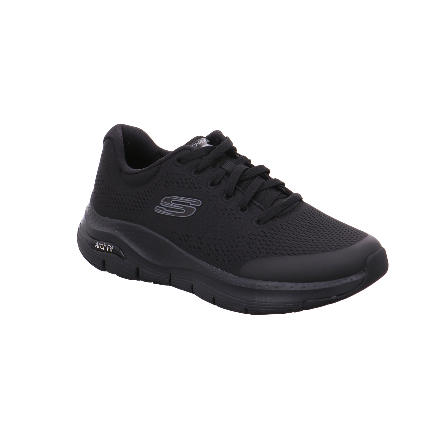 SKECHERS Halbschuhe Sneaker Schwarz Synthetik