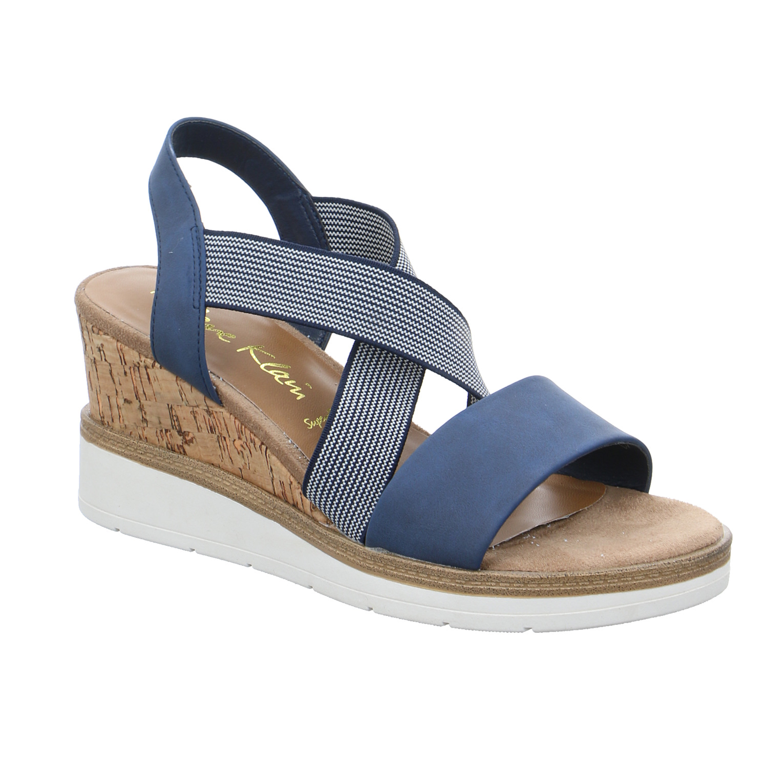 JANE KLAIN Sandalette Blau Lederimitat