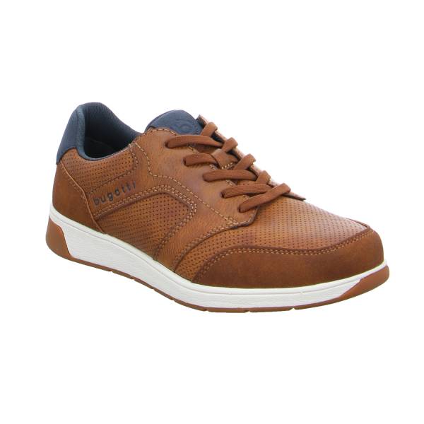 Bild 1 - BUGATTI SHOES Halbschuhe Sneaker Cognac Lederimitat