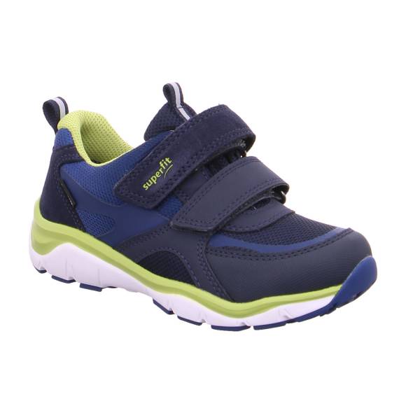 Bild 1 - SUPERFIT Kleinkinder-Sport -Halbschuh Dunkelblau Textil Sneaker