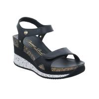 PANAMA JACK Sandalette Schwarz Leder Aus nachhaltiger Produktion