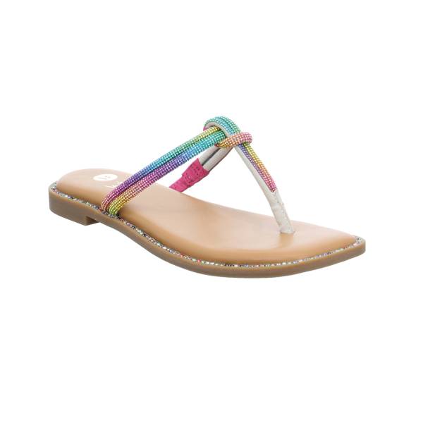 Bild 1 - LA STRADA Zehentrenner / FlipFlop Pink Textil