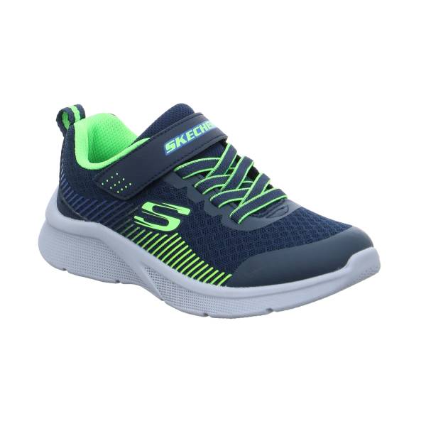 Bild 1 - SKECHERS Jungen-Halbschuh Klett Blau Textil Sneaker