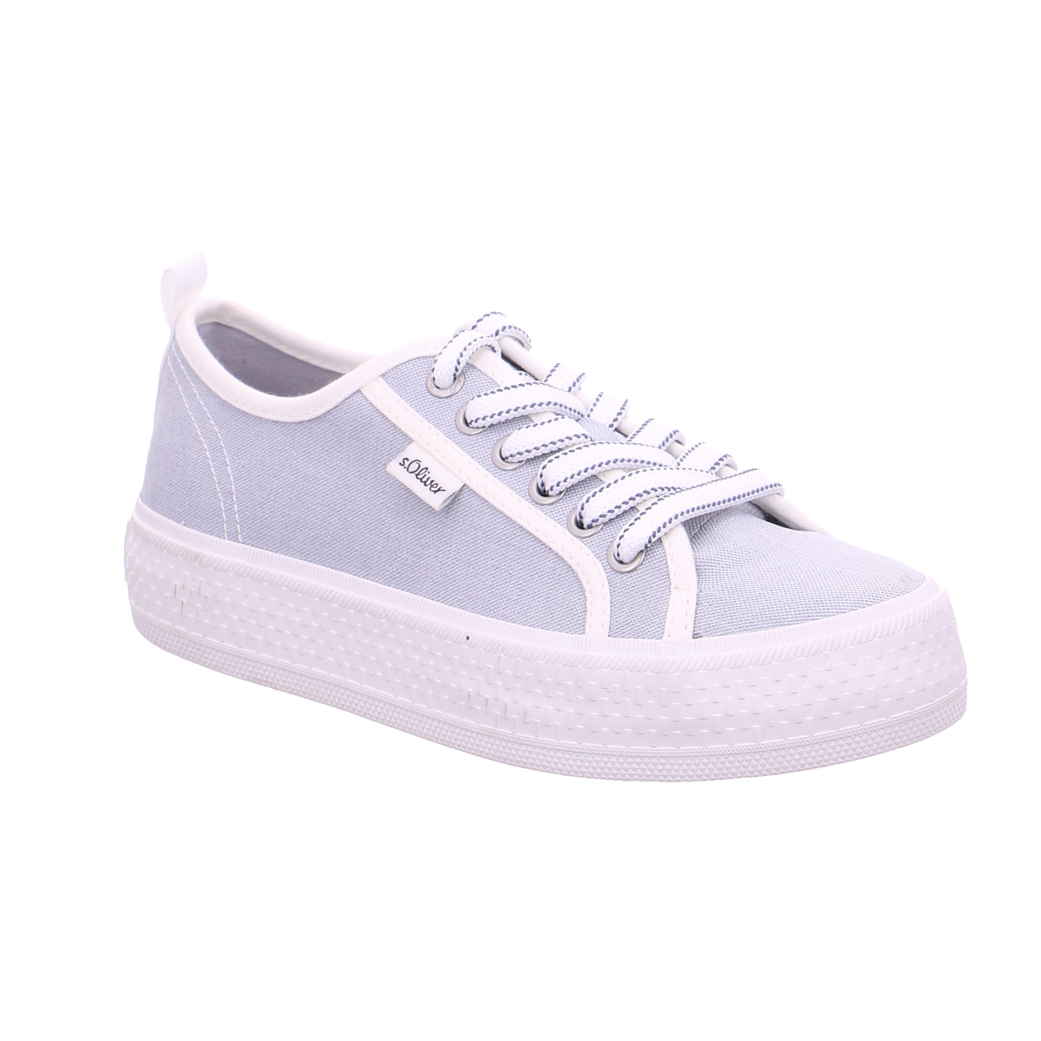 S.OLIVER Sneaker Jeansblau Textil