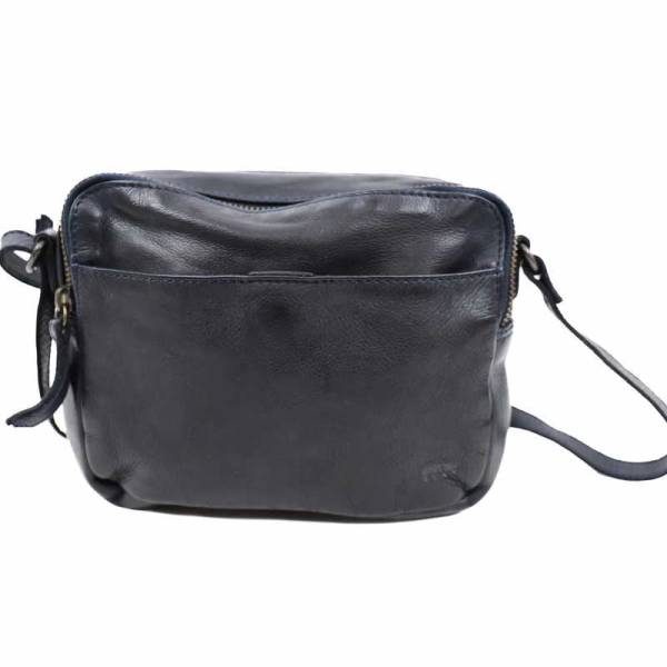 Bild 1 - BEAR DESIGN Umhängetasche Blau Leder