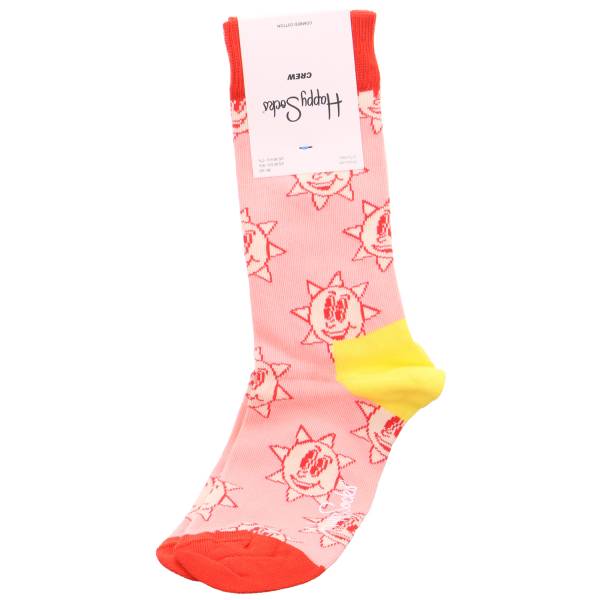 Bild 1 - HAPPY SOCKS Freizeitsocken Rosa Textil