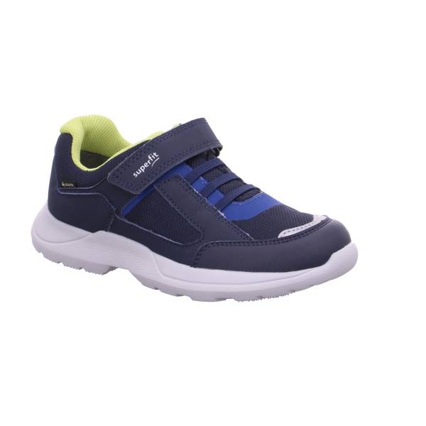 Bild 1 - SUPERFIT Kleinkinder-Sport -Halbschuh Blau Textil Sneaker