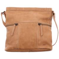 BEAR DESIGN Umhänge-/Schultertasche klein Beige Leder