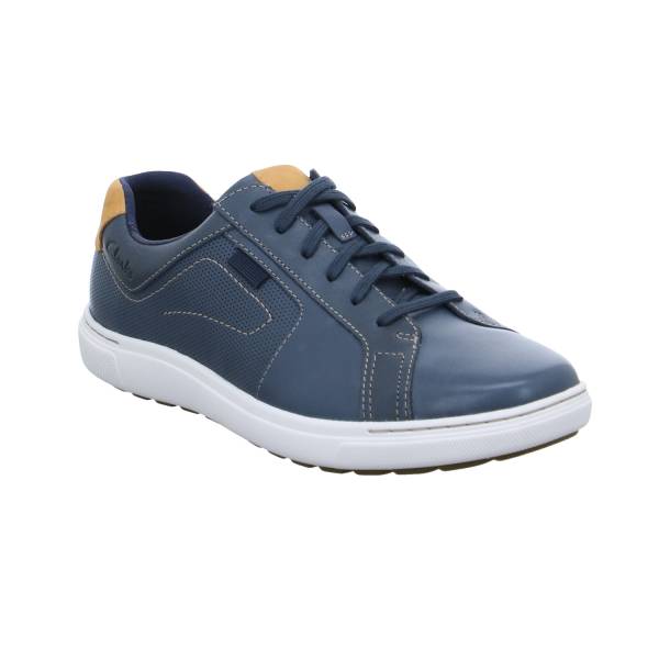 Bild 1 - CLARKS Halbschuhe Sneaker Blau Leder