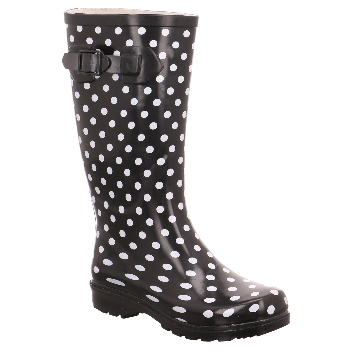 BECK Damen-Gummistiefel Schwarz Synthetik