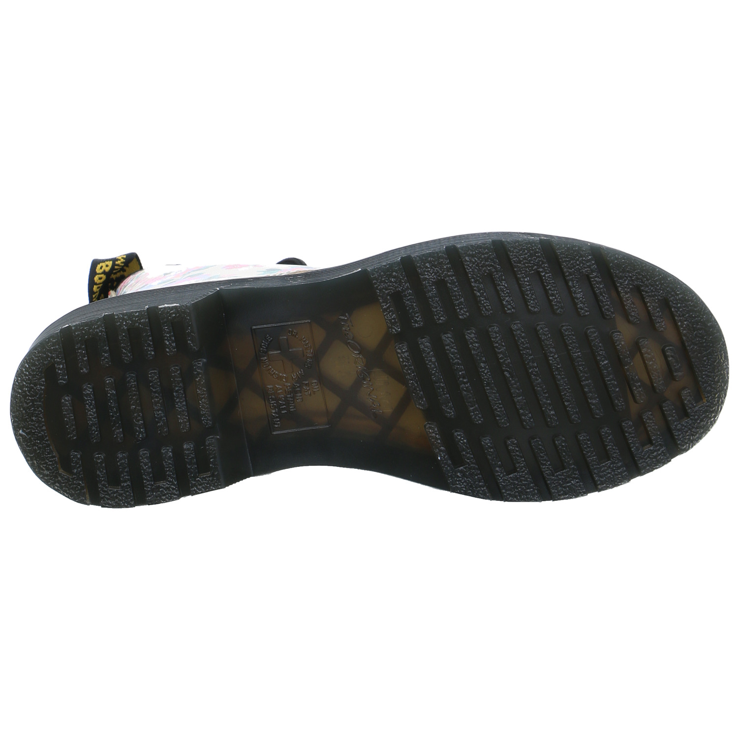 DR. MARTENS Boot Offwhite Leder