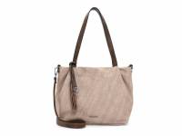 EMILY & NOAH Shopper Taupe Lederimitat mit Bag in Bag Ja