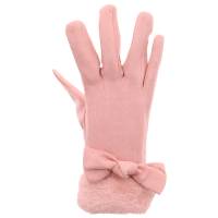 ISOTONER Handschuh Rosa Lederimitat Damen