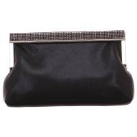 MENBUR Clutch / Abendtasche Schwarz Lederimitat